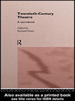 cover image of Twentieth Century Theatre